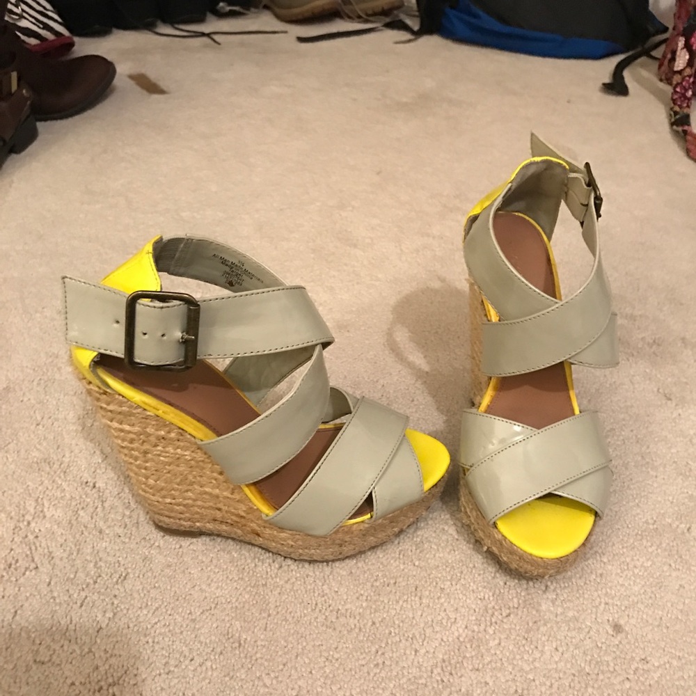 Size 5.5 strappy wedges